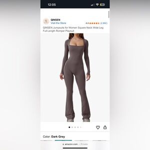 Amazon QINSEN Jumpsuit Size medium